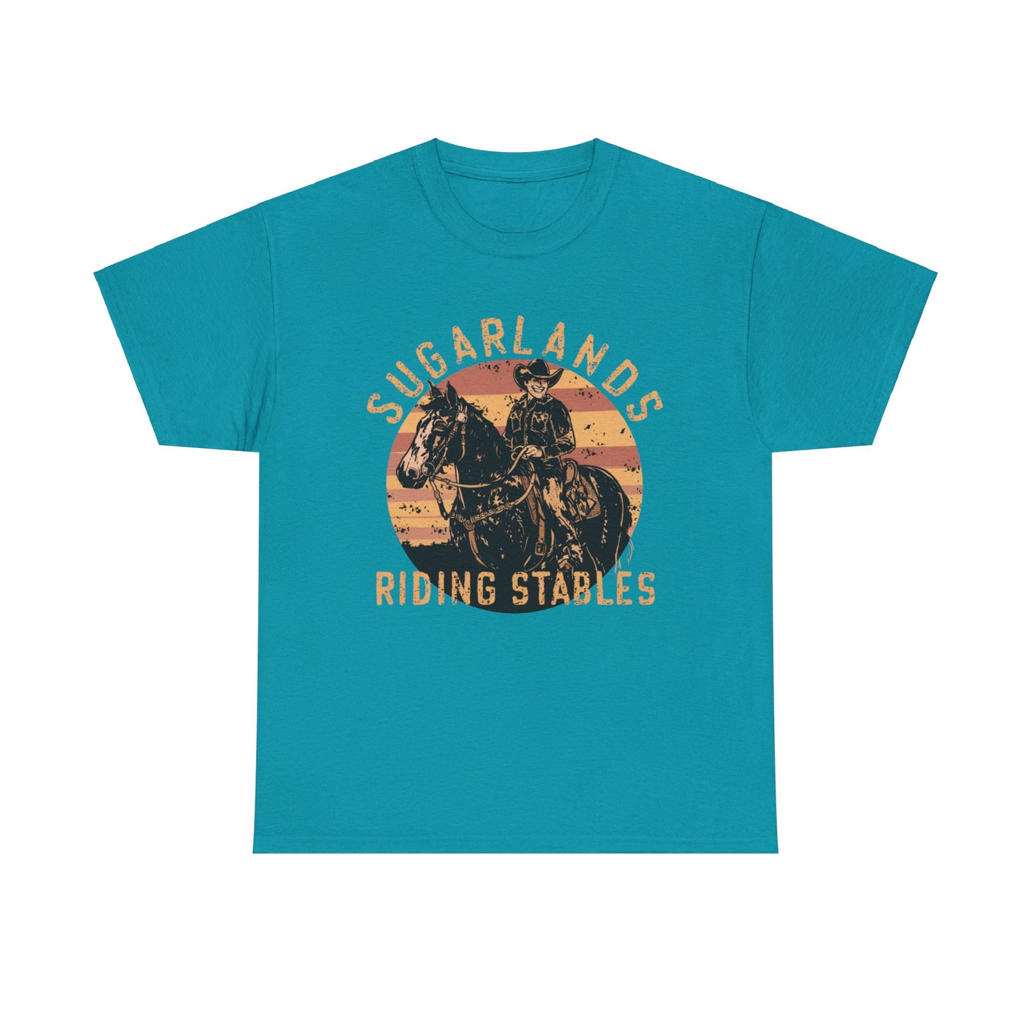 Sugarlands Riding Stables Cowboy Unisex Heavy Cotton Tee