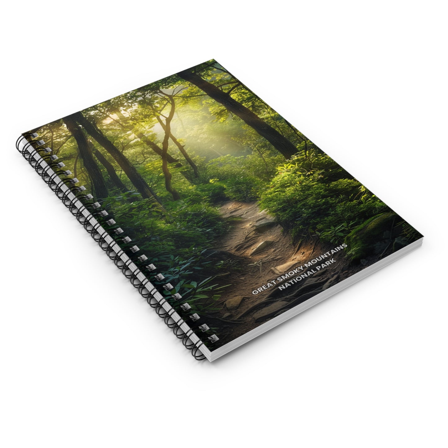 Great Smoky Mountains National Park Hiking Trail Spiral Notebook - Ruled Line