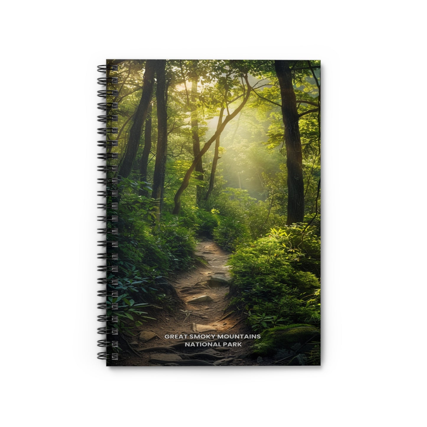 Great Smoky Mountains National Park Hiking Trail Spiral Notebook - Ruled Line