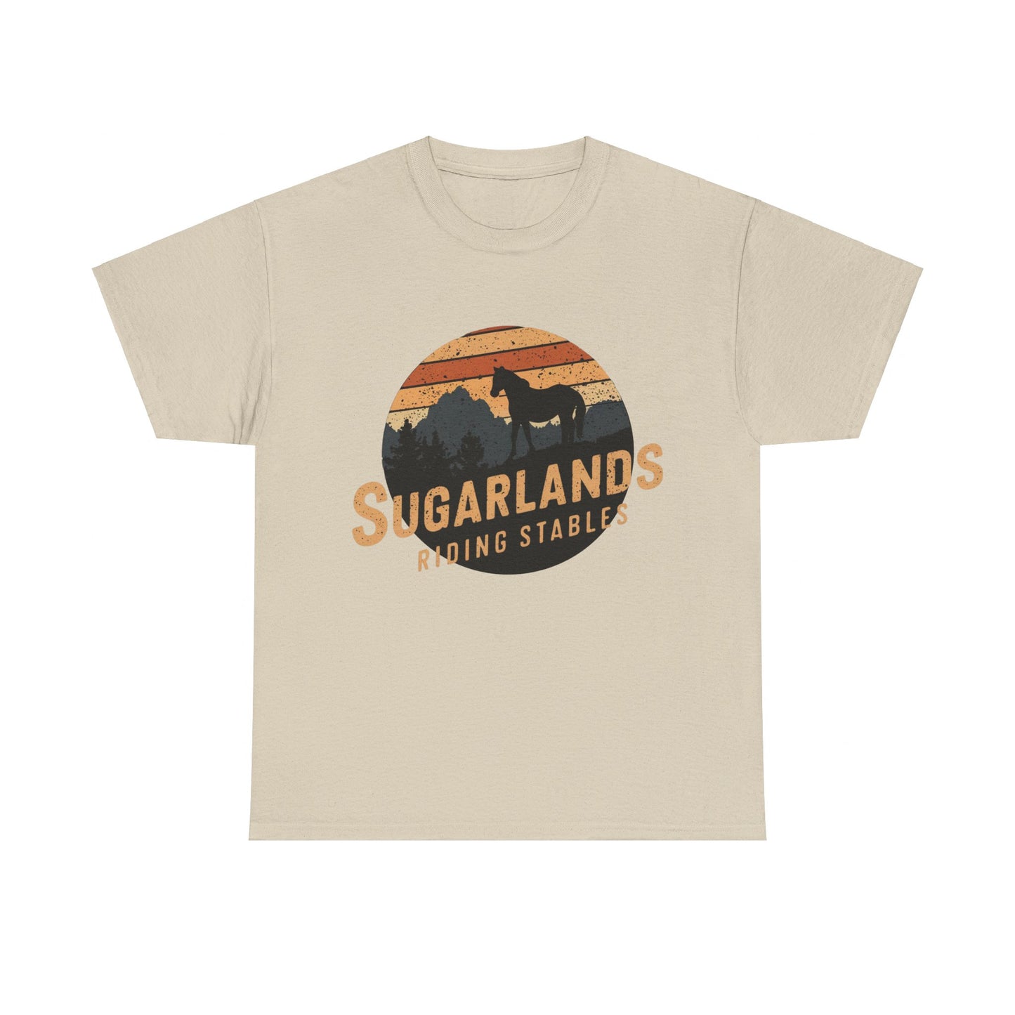 Sugarlands Riding Stables Mountain Horse Unisex Heavy Cotton Tee