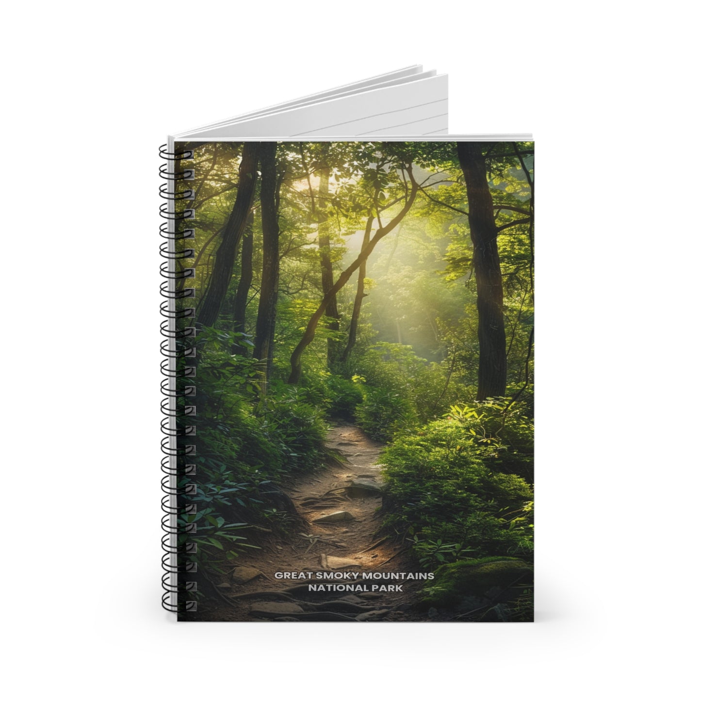 Great Smoky Mountains National Park Hiking Trail Spiral Notebook - Ruled Line