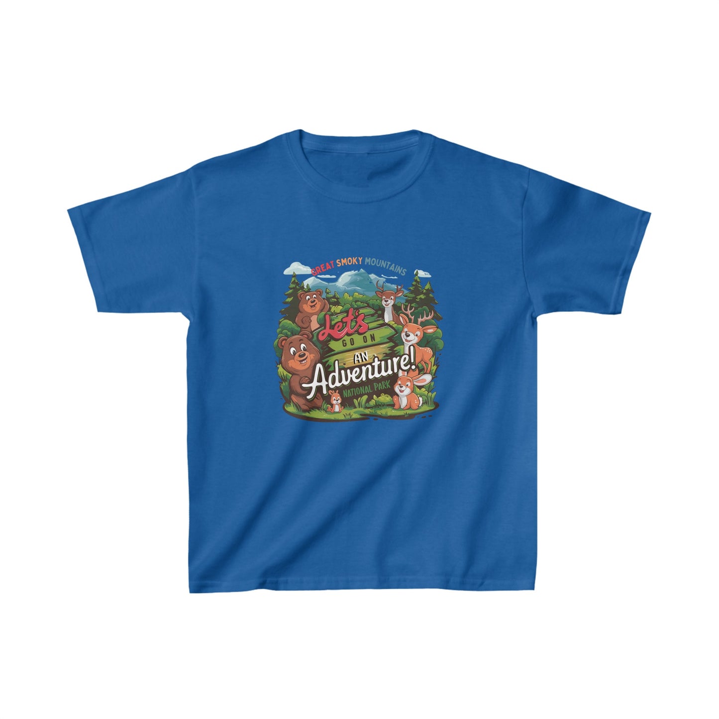 Great Smoky Mountains National Park Lets Go Kids Heavy Cotton™ Tee