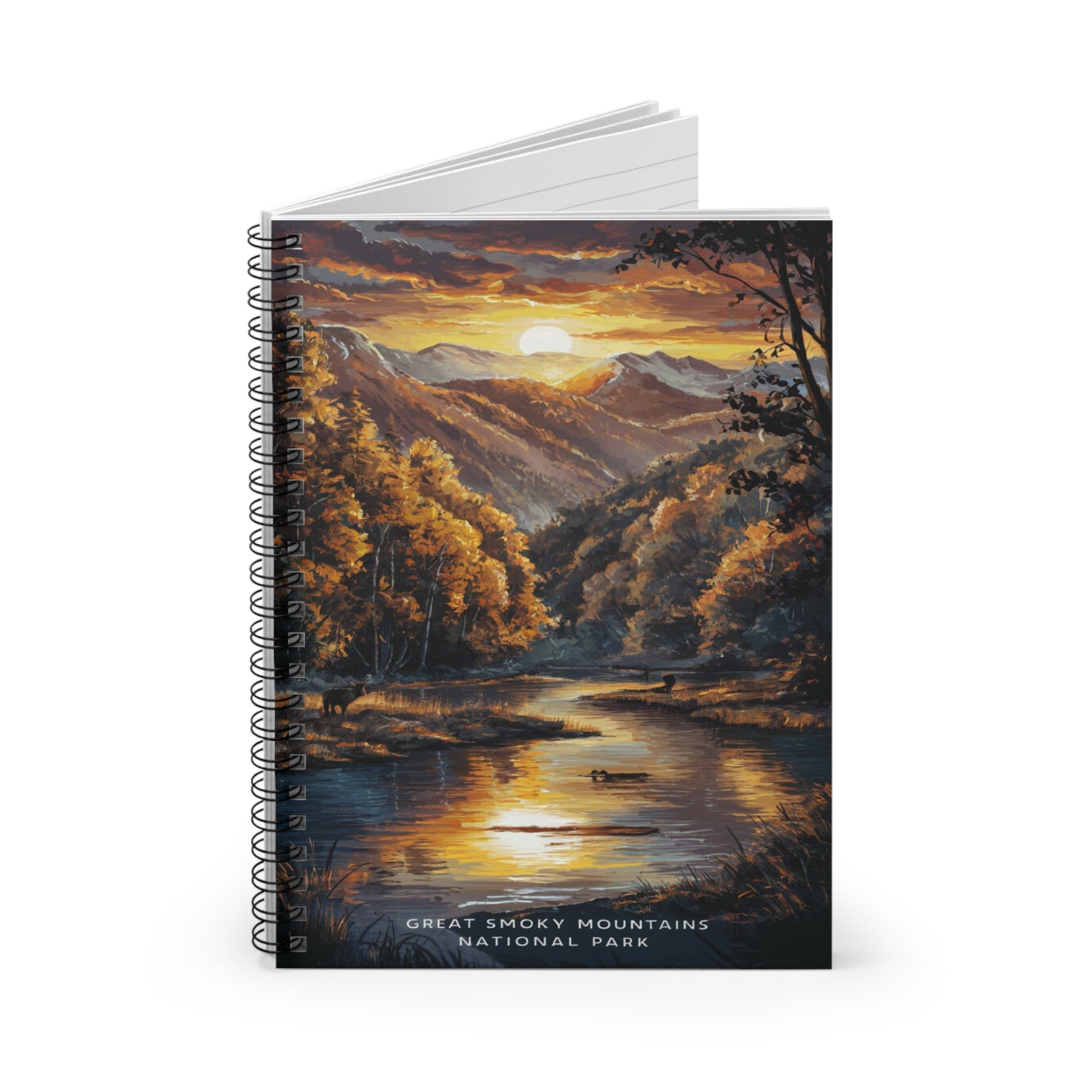 Great Smoky Mountains National Park Creek Spiral Notebook - Ruled Line