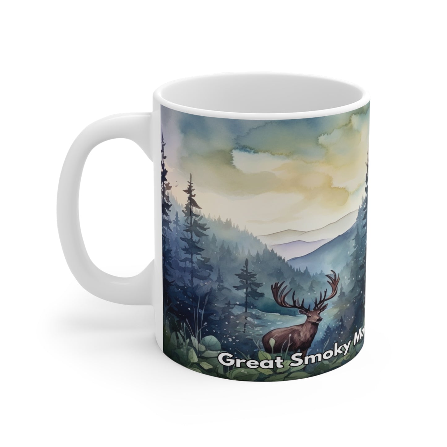 Great Smoky Mountains National Park 2 Tone Coffee Mug 11oz