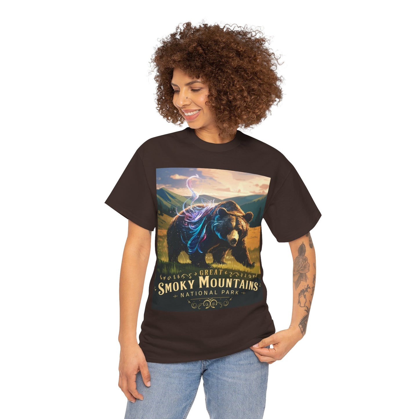 Unisex Great Smoky Mountain National Park Black Bear In Field