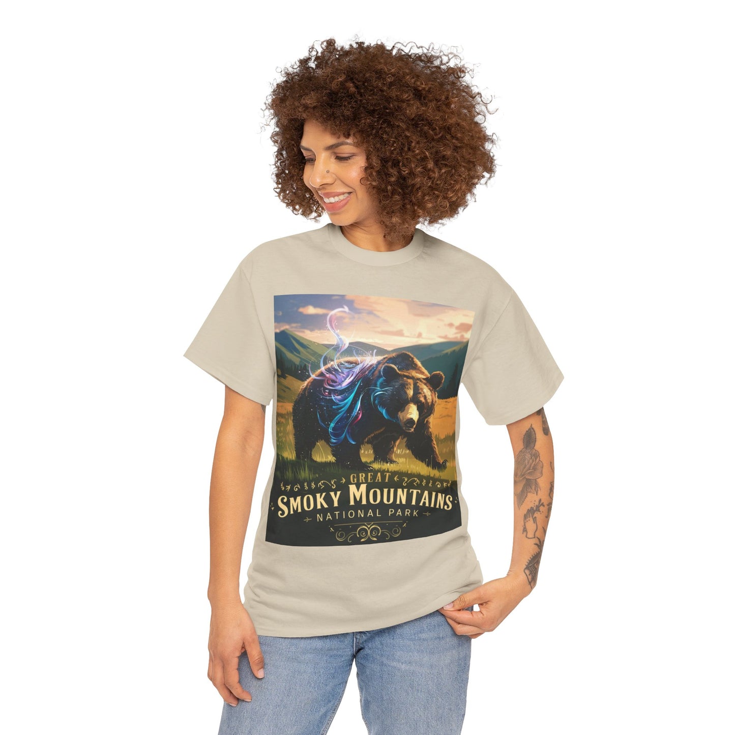 Unisex Great Smoky Mountain National Park Black Bear In Field