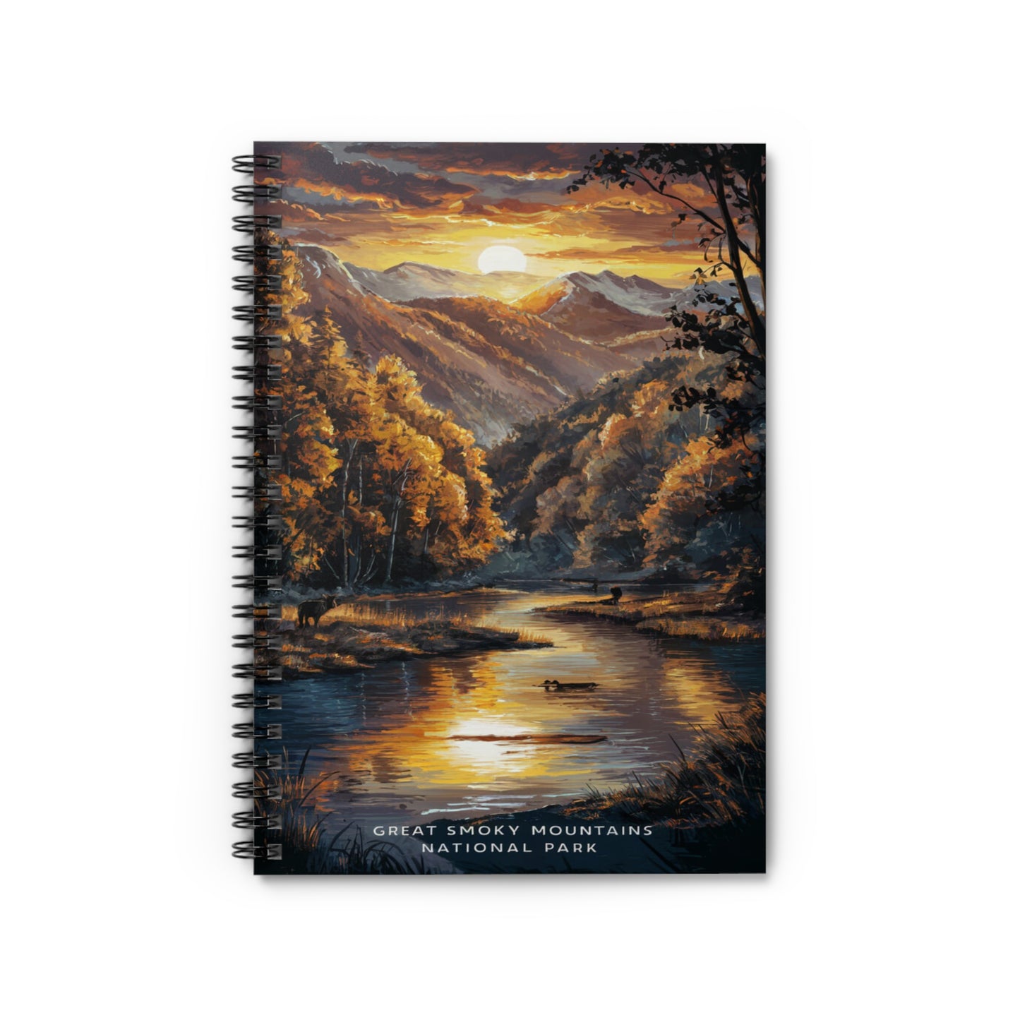 Great Smoky Mountains National Park Creek Spiral Notebook - Ruled Line