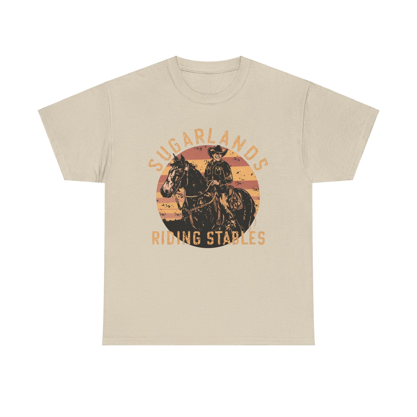 Sugarlands Riding Stables Cowboy Unisex Heavy Cotton Tee