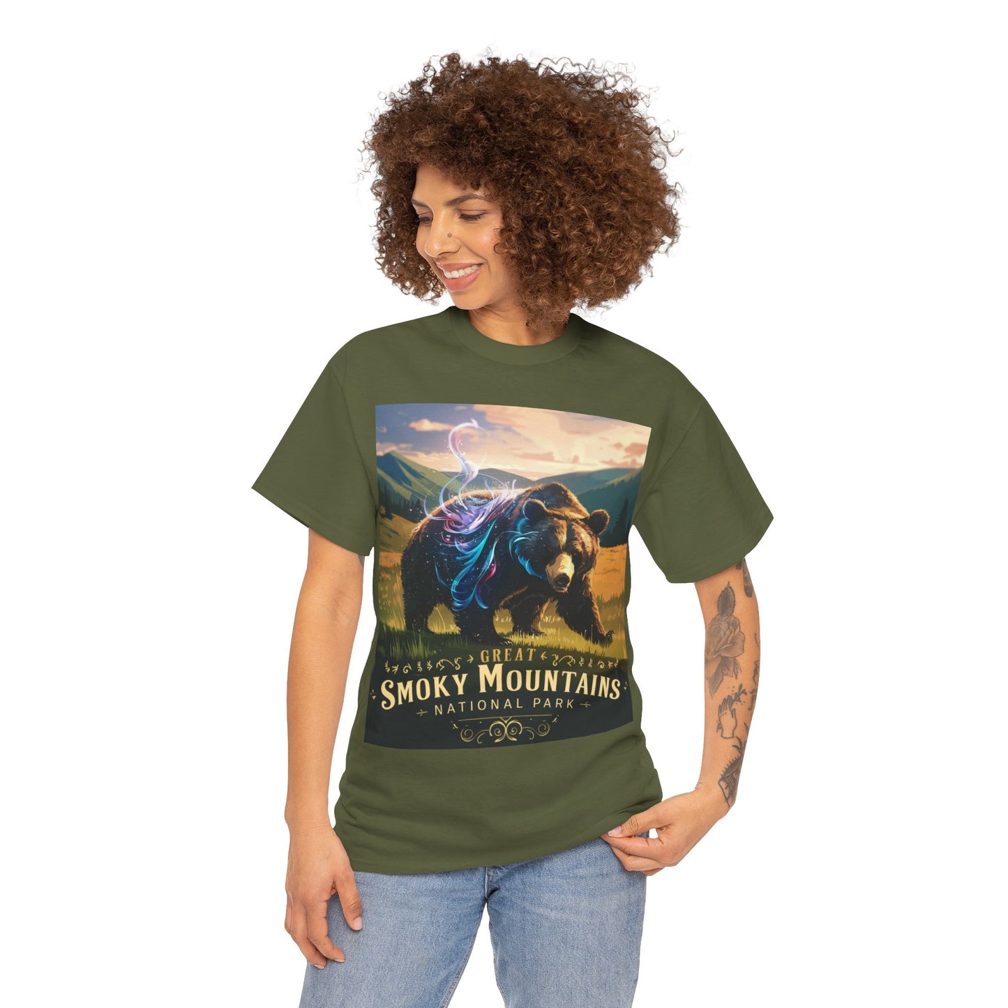 Unisex Great Smoky Mountain National Park Black Bear In Field