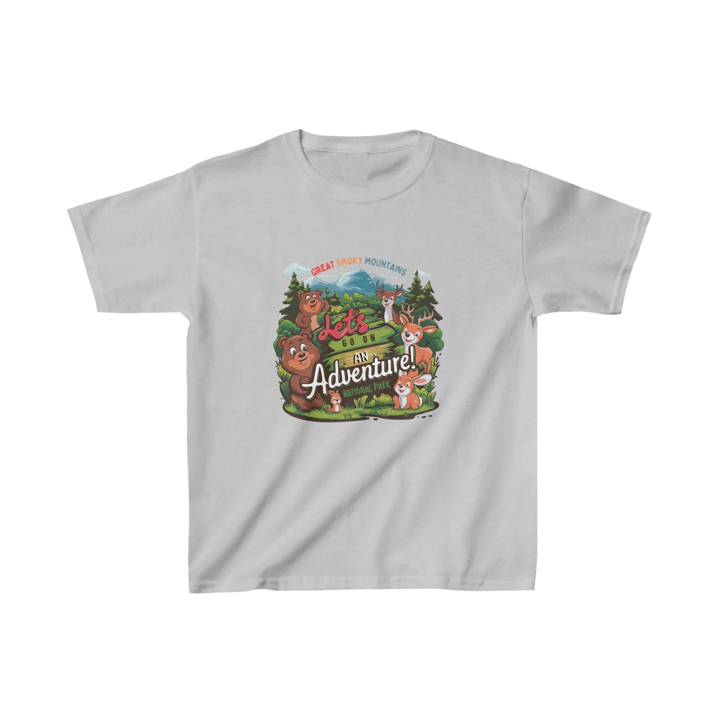 Great Smoky Mountains National Park Lets Go Kids Heavy Cotton™ Tee