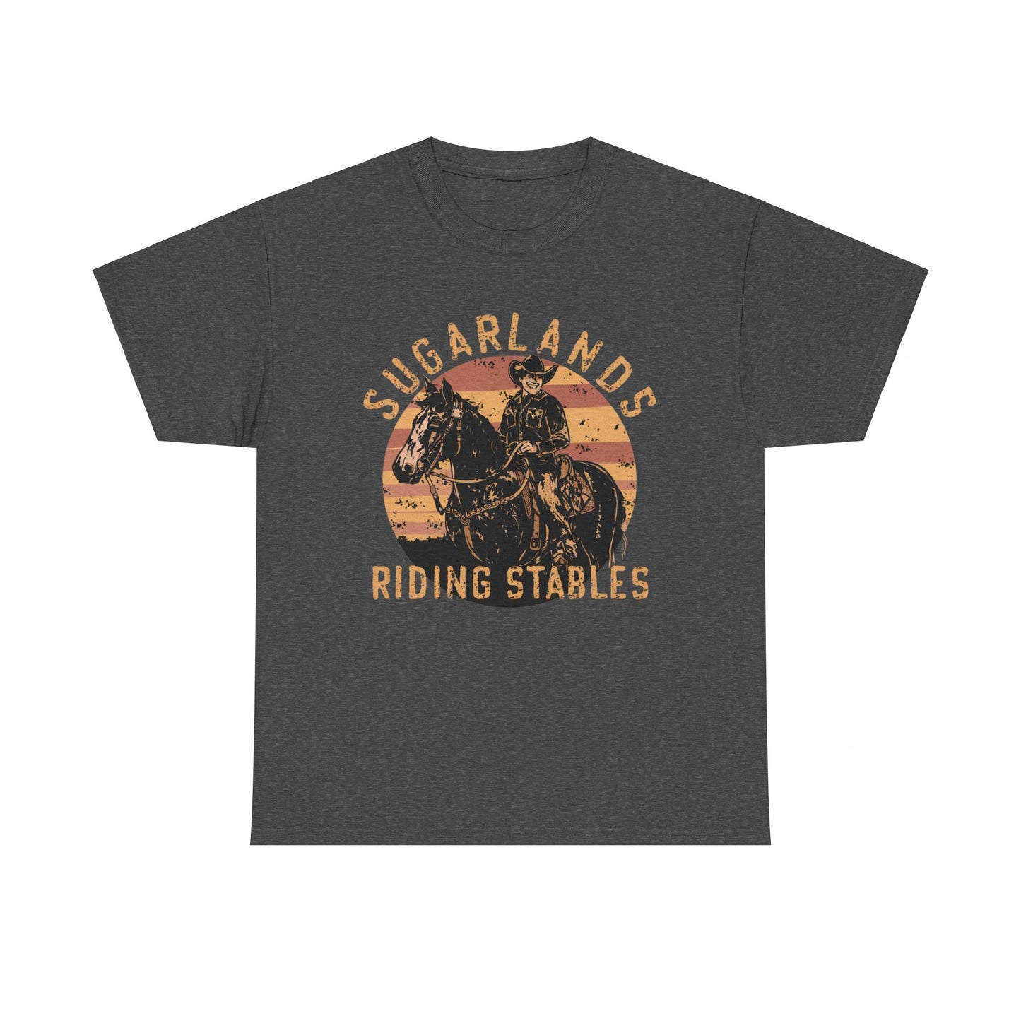 Sugarlands Riding Stables Cowboy Unisex Heavy Cotton Tee