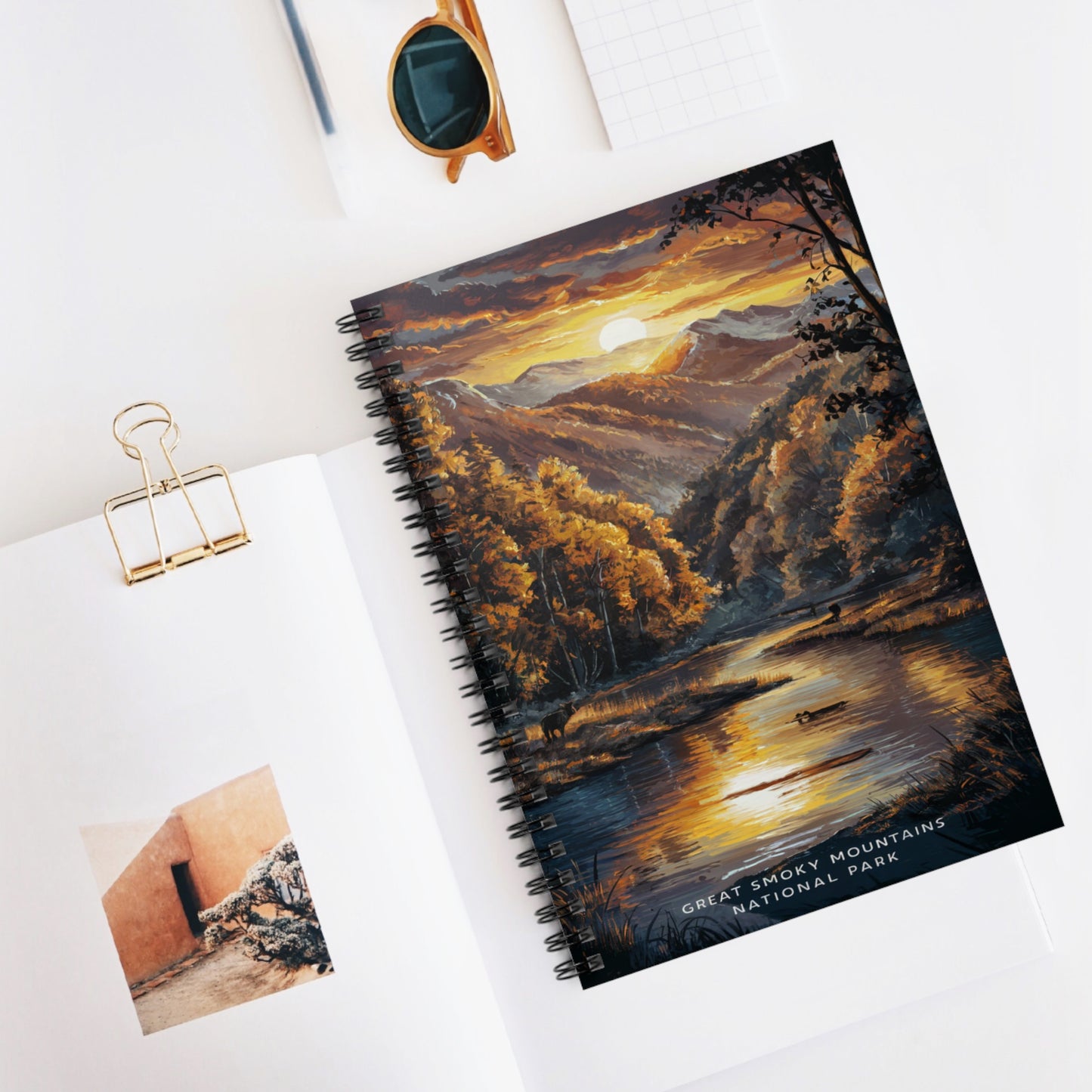 Great Smoky Mountains National Park Creek Spiral Notebook - Ruled Line