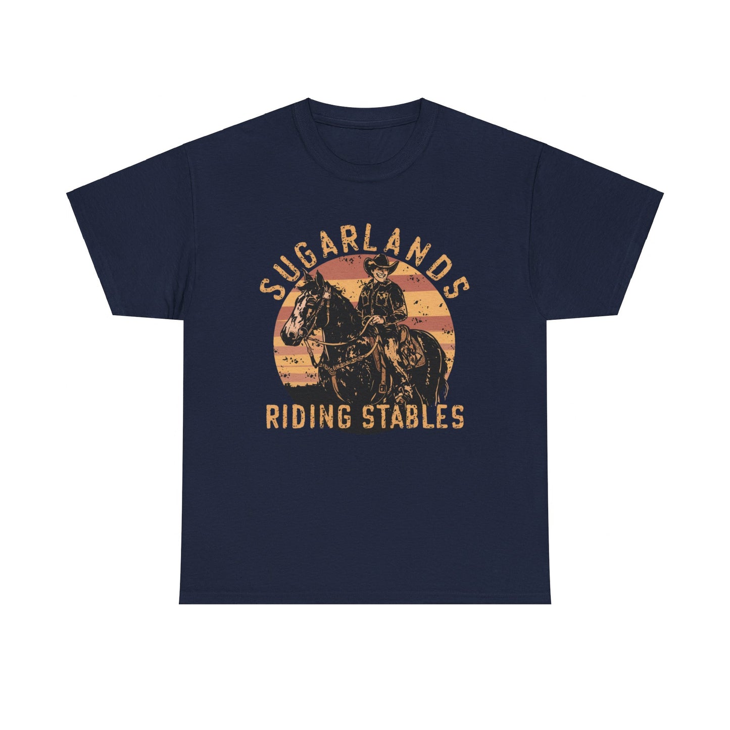 Sugarlands Riding Stables Cowboy Unisex Heavy Cotton Tee