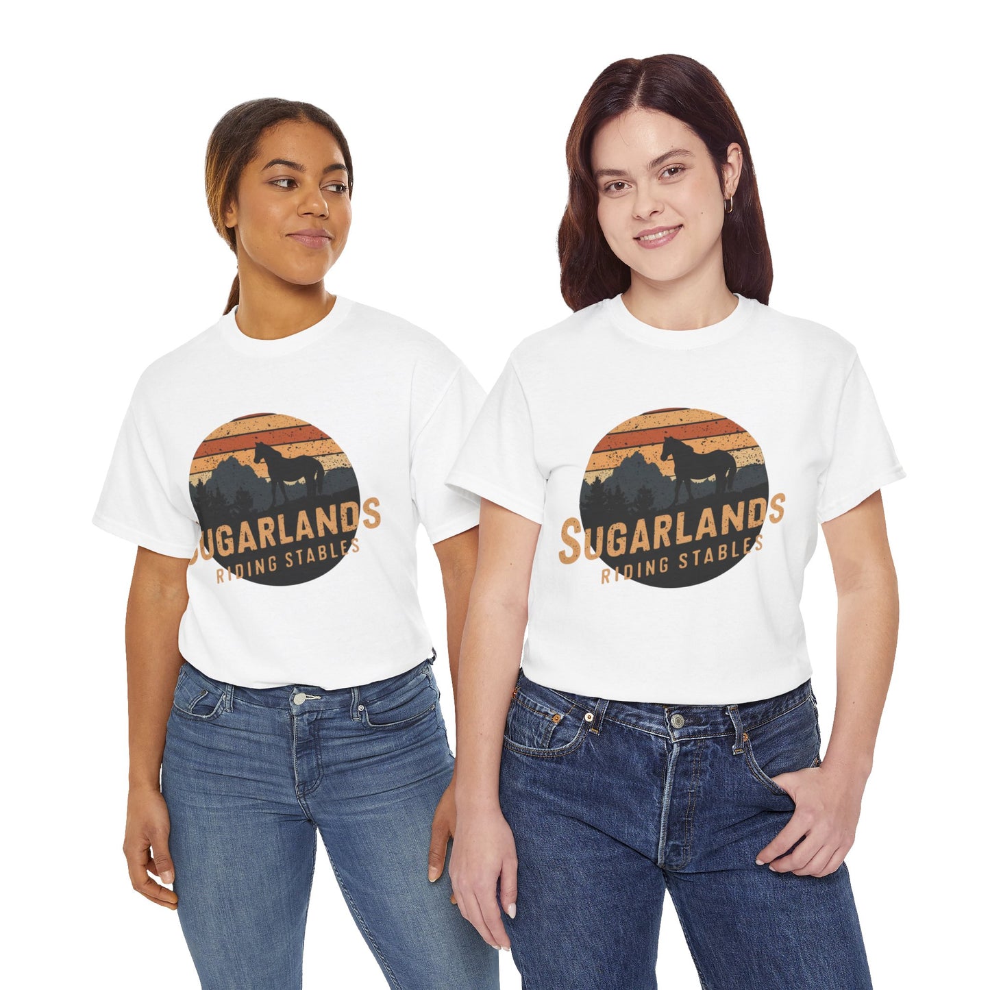 Sugarlands Riding Stables Mountain Horse Unisex Heavy Cotton Tee