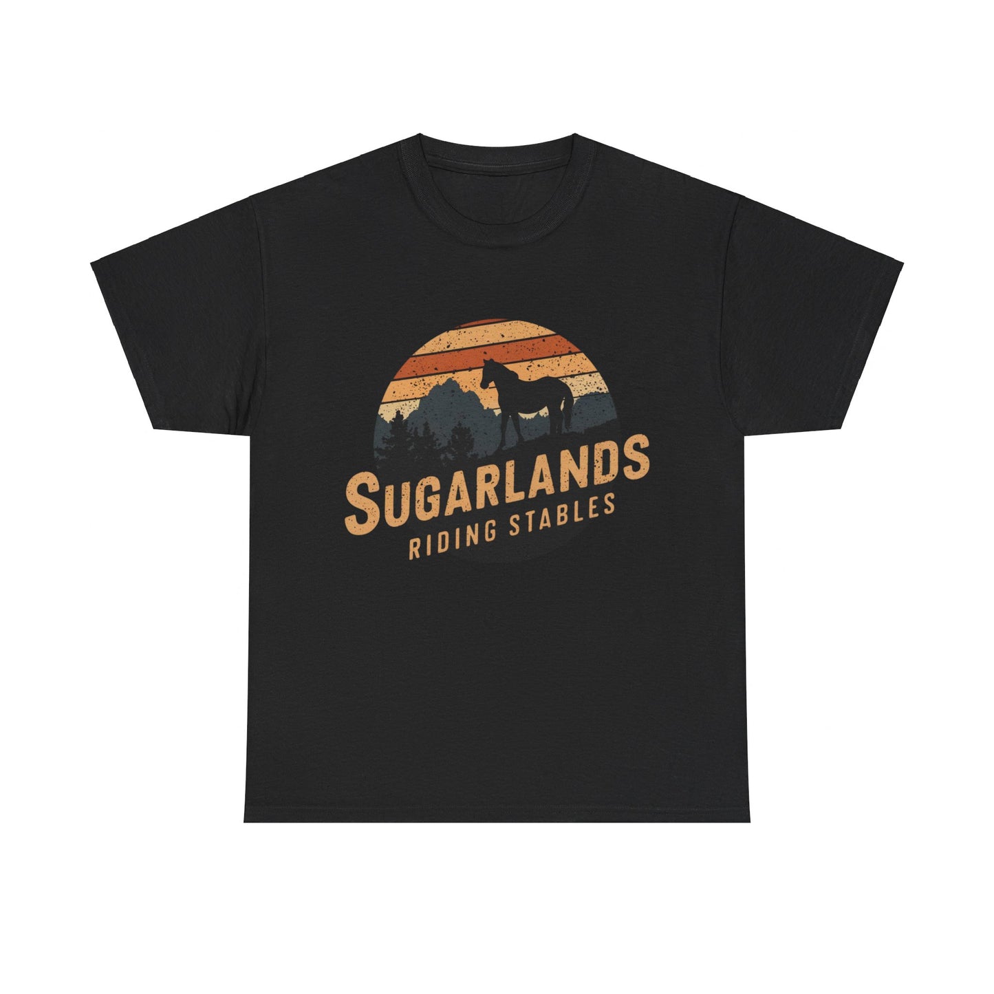 Sugarlands Riding Stables Mountain Horse Unisex Heavy Cotton Tee