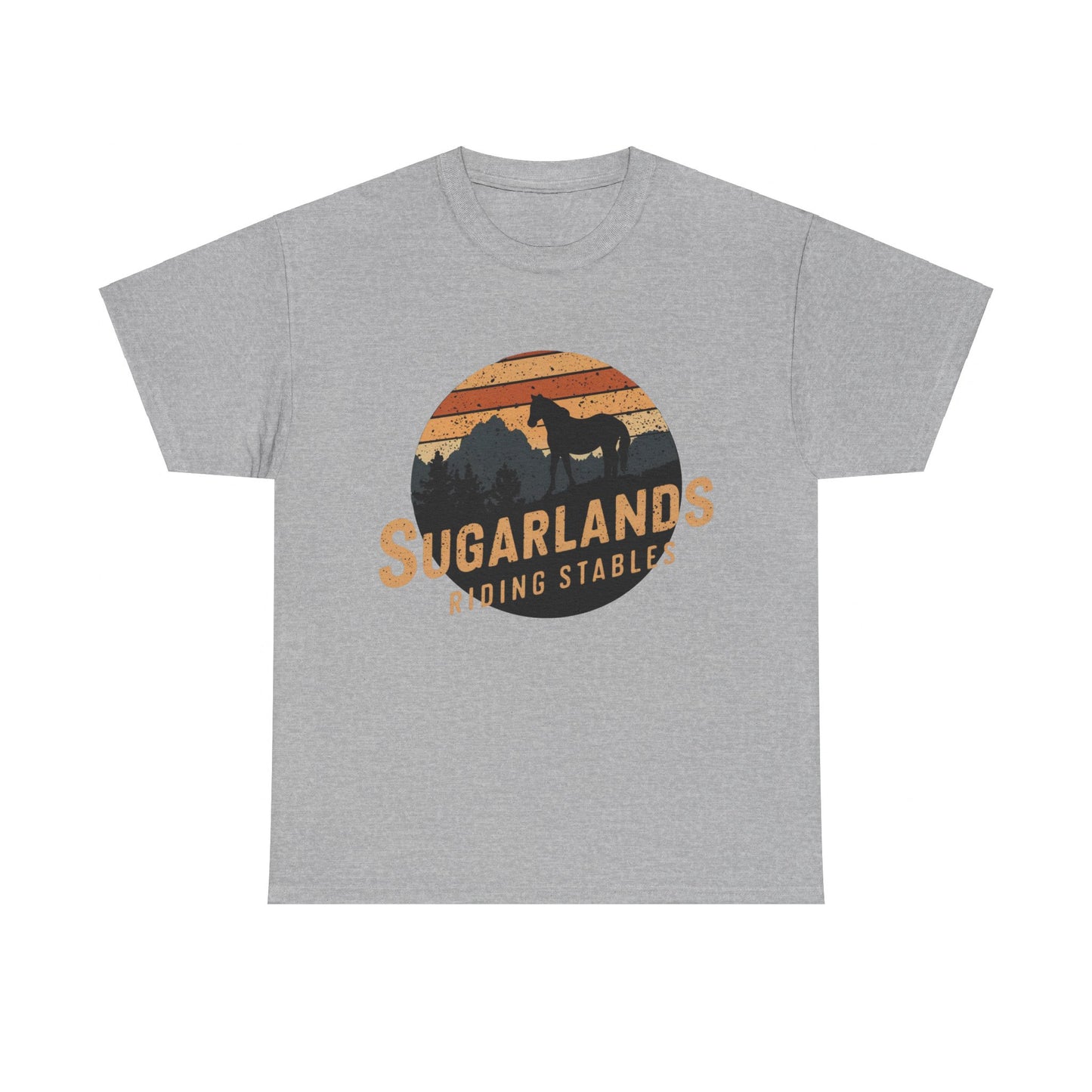 Sugarlands Riding Stables Mountain Horse Unisex Heavy Cotton Tee