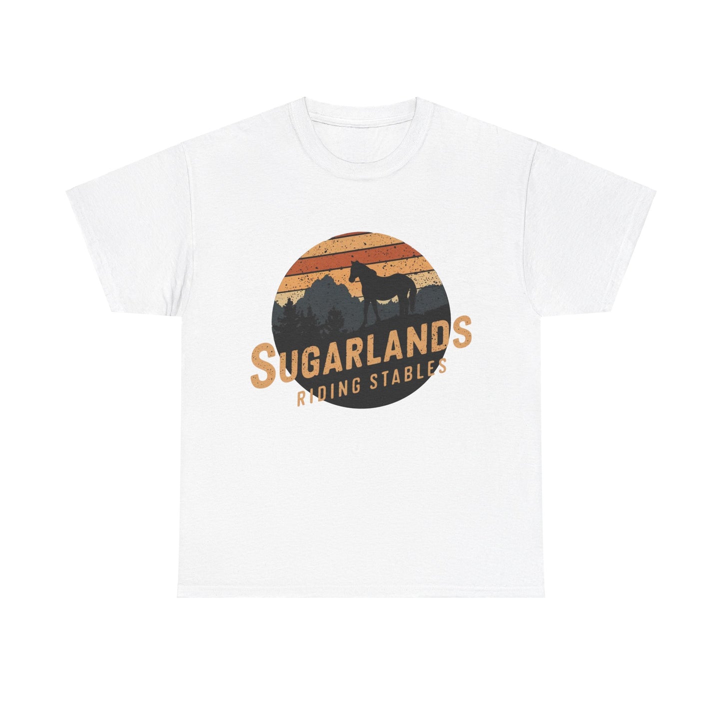 Sugarlands Riding Stables Mountain Horse Unisex Heavy Cotton Tee